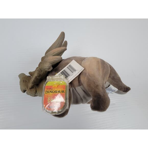 Vintage 2000 Disney Dinosaur EEMA Styracosaurus Star Bean Mattel Plush‎ Stuffed - Picture 1 of 8